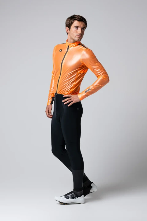 GOBIK Lightweight Rain Jacket Pluvia 2.0 Blazing Orange